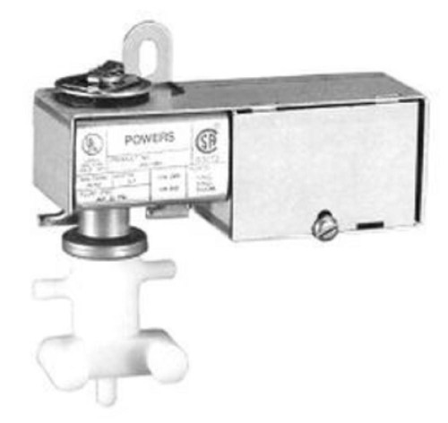 Siemens 265-1003, industrial electrical component or switch mounted on a metallic panel with wiring and a mounting bracket.