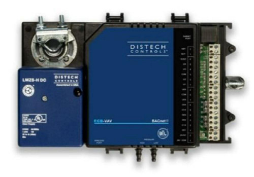 Distech CDIB-VAXX-01 Refurbished Controller, industrial electronic control device with circuit boards and wiring terminals.