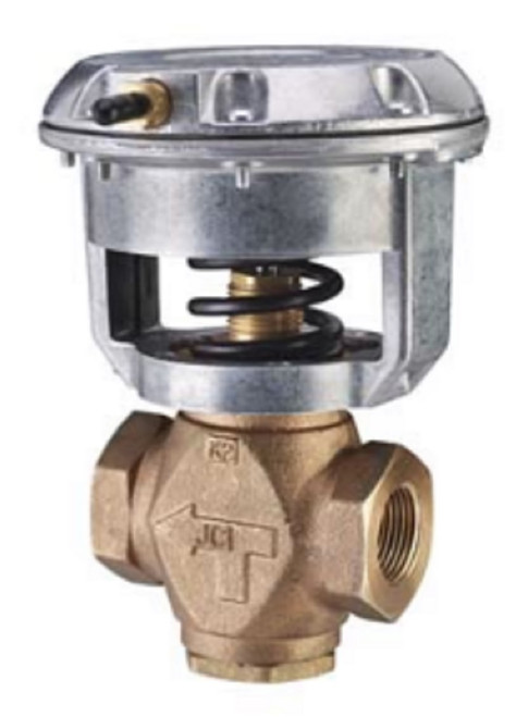 Johnson Controls VG7243GT+3008B 2-Way 1/2" Cast Bronze Control Valve, Cv 4.6, NO [New]