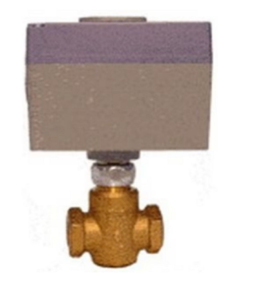 Siemens 264-02000 Powermite Valve w/Actuator, 2-Way, NC, 1/2" F x F, 0.4 Cv [New]