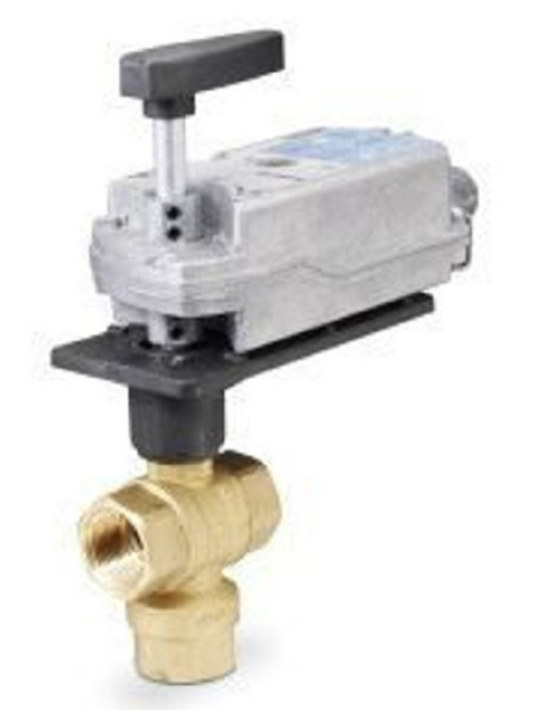 Siemens 171E-10354S 599 Series 3-Way, 1/2", 2.5 Cv Stainless Steel Ball Valve [New]