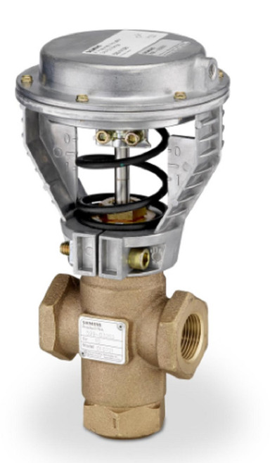 Siemens 268-03144 3-Way 1/2" Flowrite Valve, Cv 1.0, Stainless Steel Trim, F x F [New]