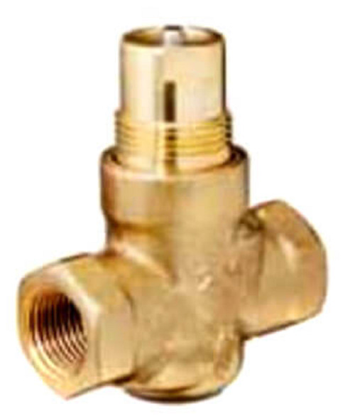 Siemens 599-02032 1/2" 2-Way N/O Brass Globe Valve Body, Female x F (0.63 Cv) [New]