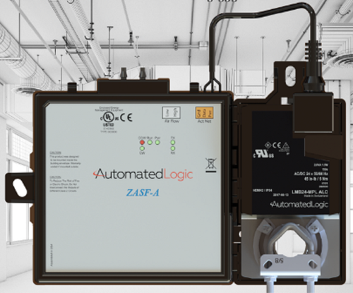 Automated Logic ZASF-A Secondary VAV Terminal Box Damper, Use With ZN341A ZN141A [New]