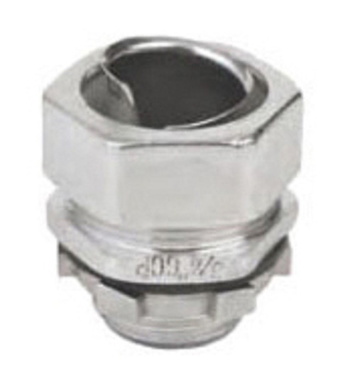 Calbrite S60500FCS0 Flex Straight Connector, 1/2 in NPT, 316 Stainless Steel [New]