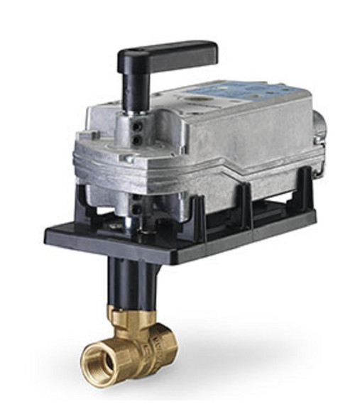 Siemens 172E-10326S 2-Way 1-1/2 Inch, 160 Cv Ball Valve With Actuator, 2-Pos, NC [New]