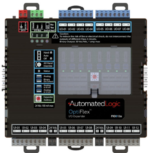 ALC Automated Logic FIO812u OptiFlex I/O Expander for Large Equipment Controller [New]