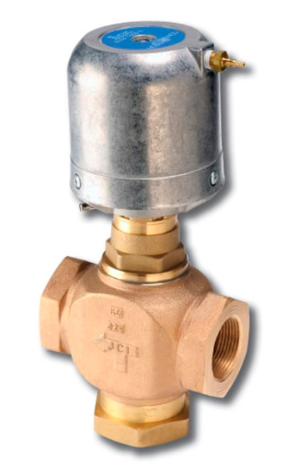 Johnson Controls VG7842GT+3003E 3-Way 1/2" Cast Bronze Control Valve, Cv4.6, NPT [New]