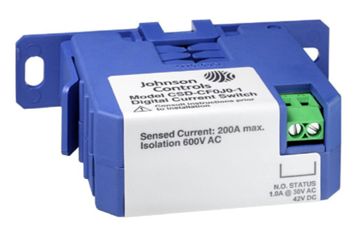 Johnson Controls CSD-CF0J0-1 Current Switch, Clamp/Split Core, Fixed Setpoint [New]