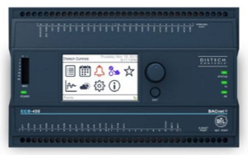 Distech CDIB-453X-00 ECB-453 BACnet Programmable Controller LCD, 12UI 8DO 4UO [Refurbished]