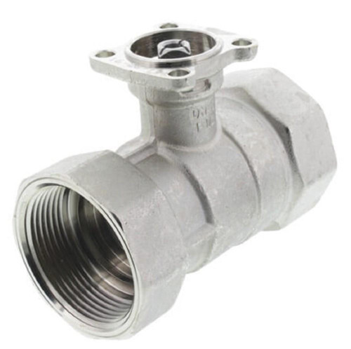 Belimo B240, industrial metallic valve with threaded end and mounting flange for fluid control.
