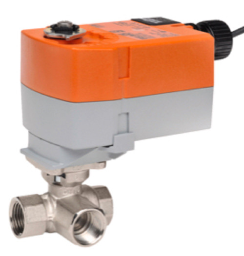 Belimo B309+TFRB24-SR Characterized Control Valve (CCV), 1/2", 3-Way, Cv 0.8 [New]