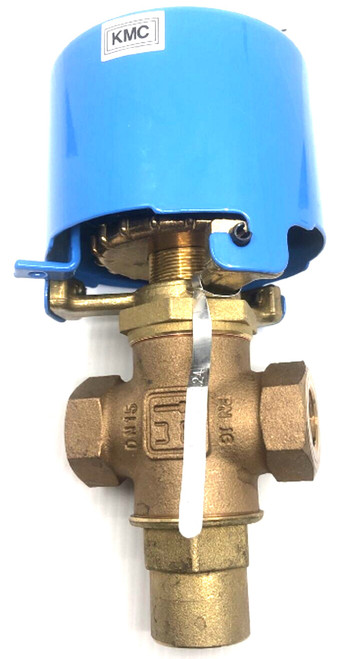 KMC Controls VCP-43320252 Actuated 3-Way Mixing Valve, 3/4", 6.9 Cv, 8-13psi [New]