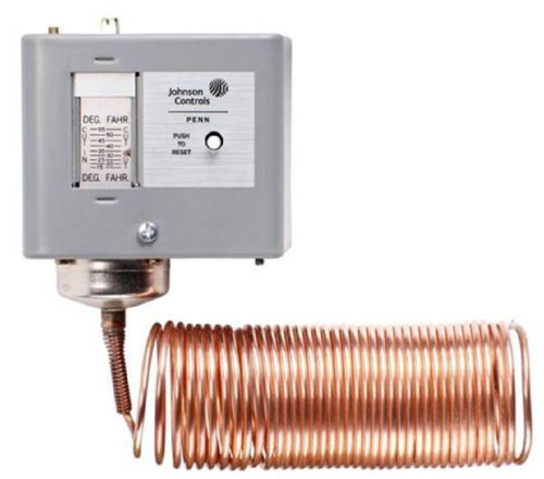 Johnson Controls A70HA-14C, electric heating coil with control unit for HVAC systems.