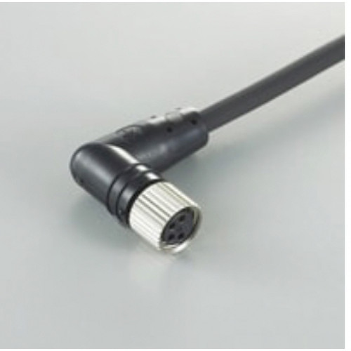Keyence OP-85497 CMOS Laser Sensor Connector Cable, M8 L-Shaped, 2-m Length, PVC [Refurbished]