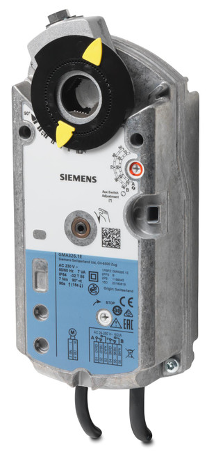 Siemens GCA136.1P/PS Electric Damper Actuator, Rotary, Spring Return, 160 lb-in [New]
