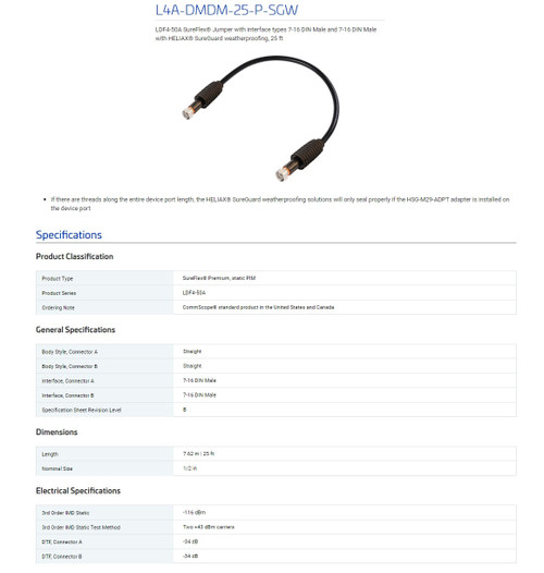 CommScope L4A-DMDM-25-P-SGW