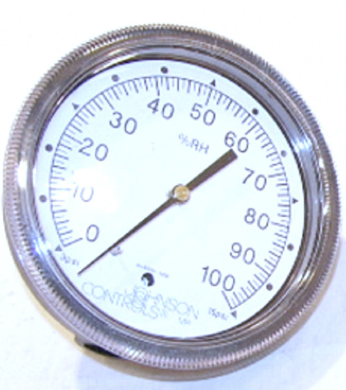 Johnson Controls H-5500-1005 Pneumatic Humidity Indicators, 3-1/2", 0 to 100% RH [New]