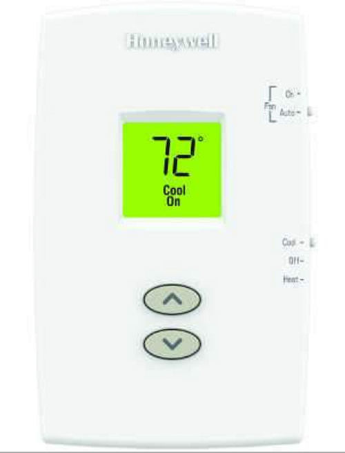 Honeywell TH1110DV1009 Thermostat, Non-Programmable, 1H/1C, Vertical Mount [New]