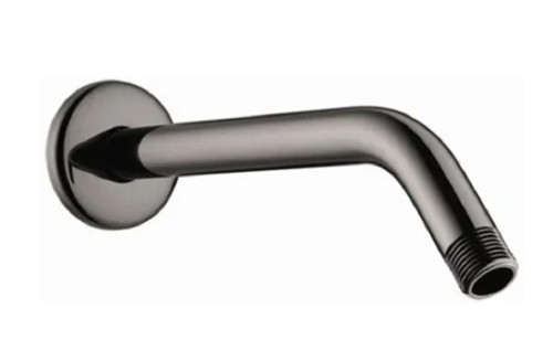 Hansgrohe 04186333 9" Shower Arm and 1/2" Male Inlet, Black Chrome [New]