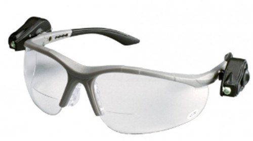 3M 11477-00000-10 Light Vision 2 Protective Eyewear, Clear Anti-Fog Lens,, Gray [New]