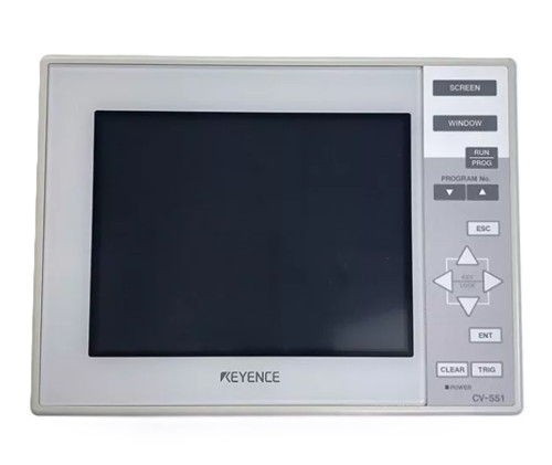 Keyence CV-551 Machine Vision System Camera Image Sensor Controller, LCD Display [Refurbished]