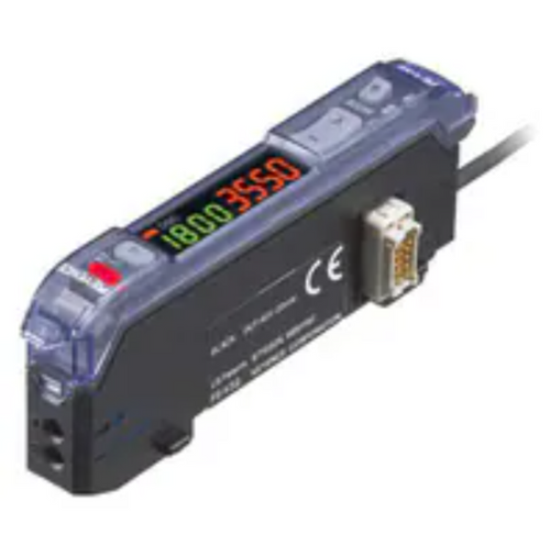 Keyence FS-V34 Digital Fiber Optic Sensor Amplifier, Cable Type, Expansion, NPN [New]
