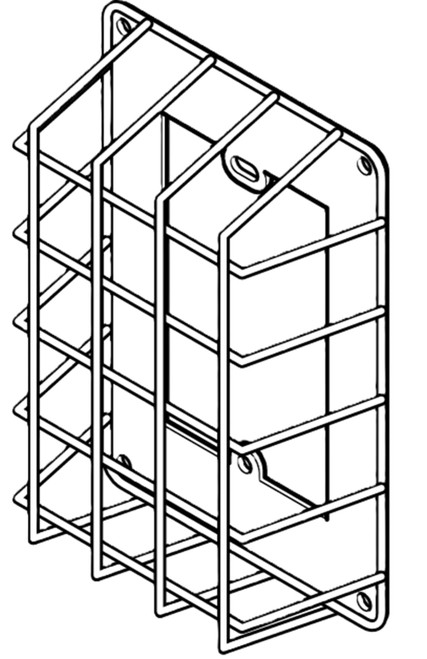 TAC Schneider AT-1103-1 Thermostat Guard, Wire With Steel Base Plate, Small [New]