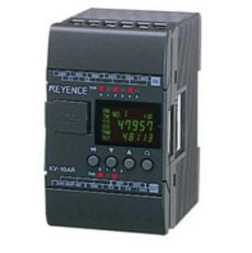 Keyence KV-10AR PLC Base Unit, AC Type, 6 Inputs And 4 Relay Outputs [New]