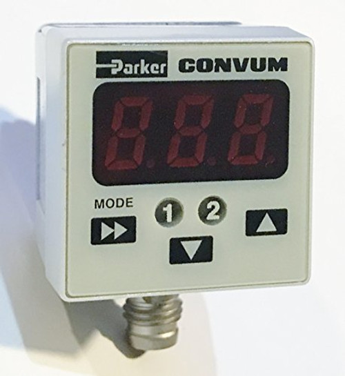 Parker Convum MPS-V3N-NC Versatile Panel Mount Pressure Sensor, 10.8-30VDC, NPN [New]