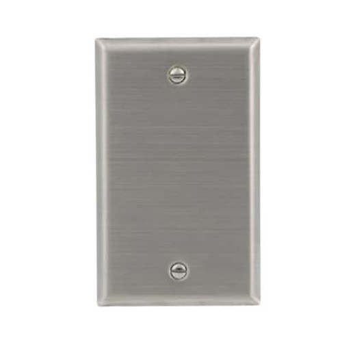 Eaton 93151-F-LW 1-Gang Standard Size Stainless Steel Wall Plate [New]