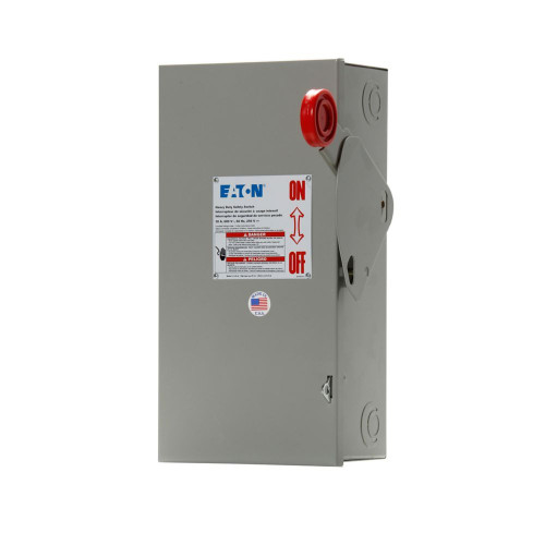 Eaton DH361UGK Heavy Duty Single-throw Non-Fused Safety Switch, Single-Throw [New]