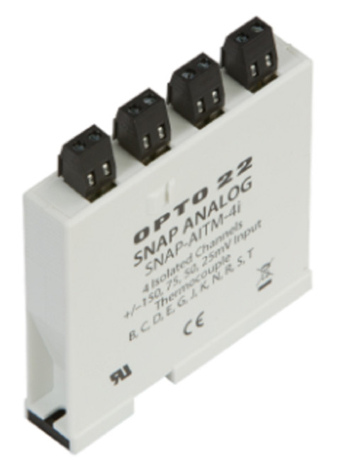 Opto 22 SNAP-AITM-4i SNAP 4-Ch Type B C D E G J K N R S, T Thermocouple, Input [New]
