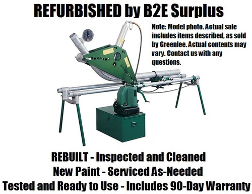 Greenlee 884PVC 33614 1-1/4" 1-1/2" 2" 3" and 4" PVC Coated Rigid Conduit Bender [Refurbished]