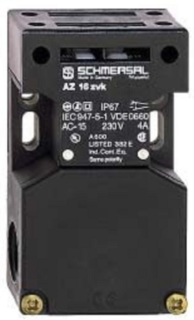 Schmersal AZ16ZVRK 801000002 Safety Switch, Tamper Resistance, Fail to Safe, 10A [New]