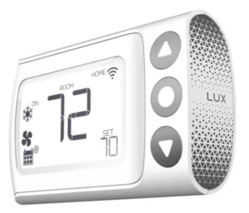 Lux Products CS1-WH1-B04 CS1 Smart Thermostat, White, 2 Heat, 1 Cool [New]