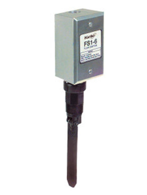 Kele FS1-6, industrial proximity sensor with metal housing and elongated black sensing tip.