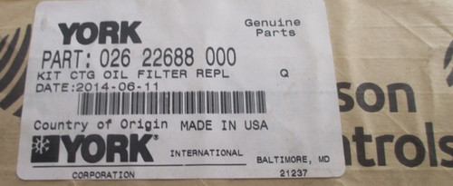 York Controls 026-22688-000