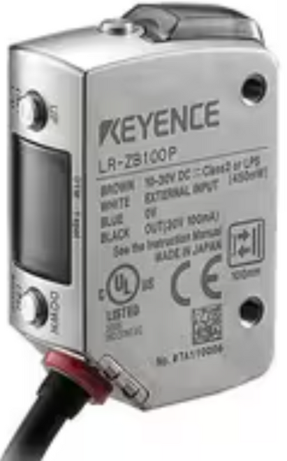 Keyence LR-ZB100P Rectangular W/ Cable Type, 100 mm [Refurbished]
