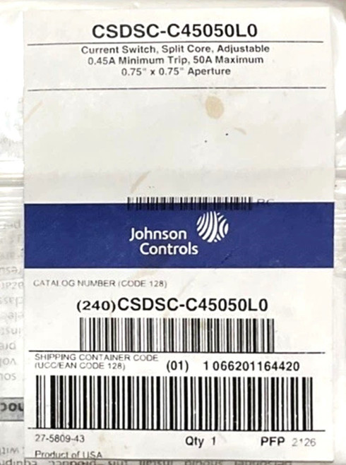 Johnson Controls CSDSC-C45050L0