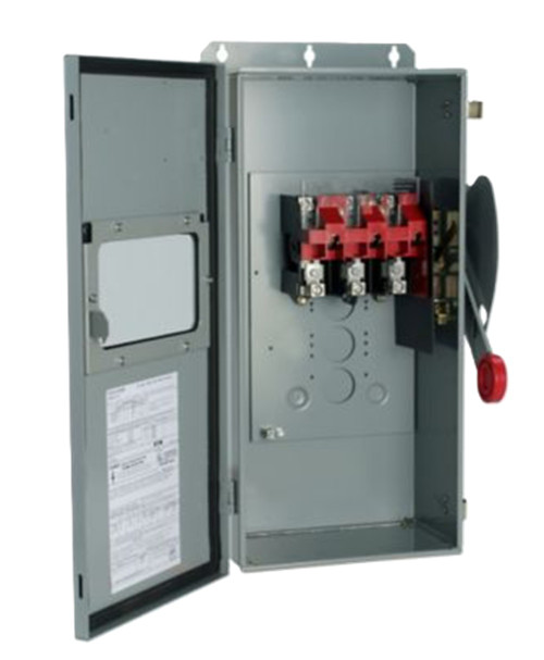 Eaton DD366NDKW Fused Safety Switch, 600A, NEMA 12/3R, Class H [New]