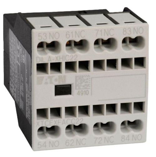 Eaton XTCEXFACC22 Contactor Auxiliary Contact, 2NO-2NC [New]