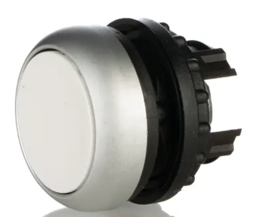 Eaton M22-D-W 22.5 mm RMQ-Titan Pushbutton Switch, White Actuator [New]