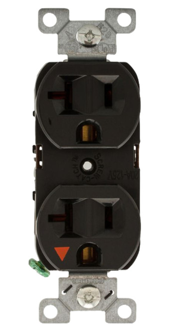 Arrow Hart Eaton IG5362BK Industrial Duplex Receptacle, NEMA 5-20R [New]
