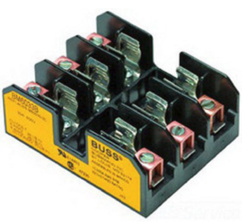 Cooper Bussmann Buss BM6033B BM Series Supplementary Fuseblock, 30A 3 Pole, Lug [New]