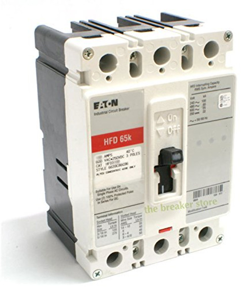 Eaton Cutler-Hammer HFD3030 6639C86G87 3 Pole 30A 600V Circuit Breaker [New]
