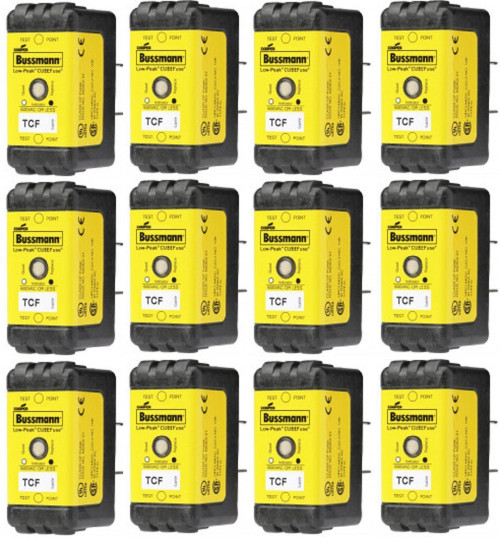 Eaton Cooper Bussmann TCF50 CUBEFuse Time Delay Finger Safe Cube Fuse, 50A, 12pk [New]