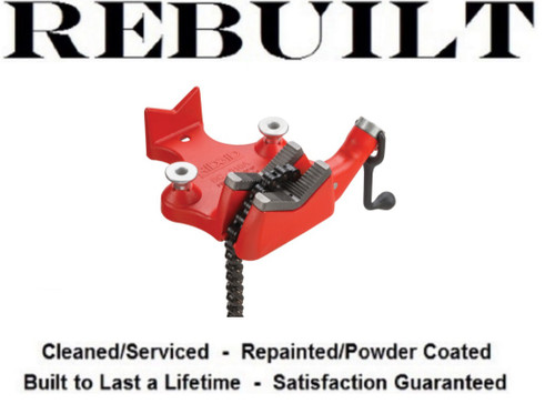 Ridgid 40215 Model BC810 Top Screw Bench Chain Vise, 1/2 - 8 In [Refurbished]