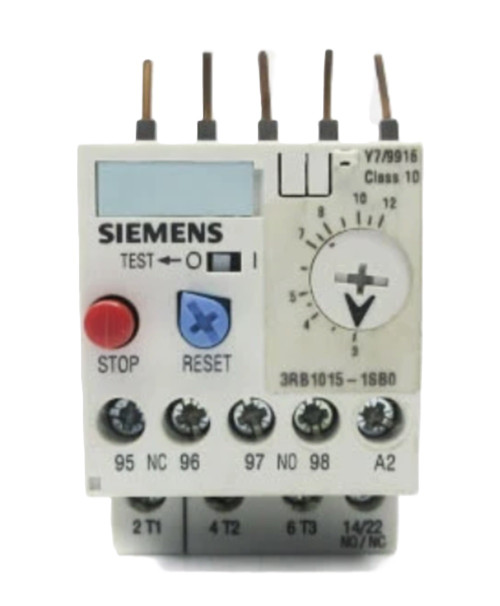 Siemens 3RB1015-1SB0 Contactor Overload Relay, 3...12A, Size S00 [New]