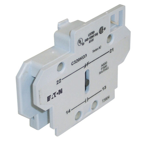 Eaton C320KG2 Side Mounted Auxiliary Contact, Pressure Plate, 1NC [New]